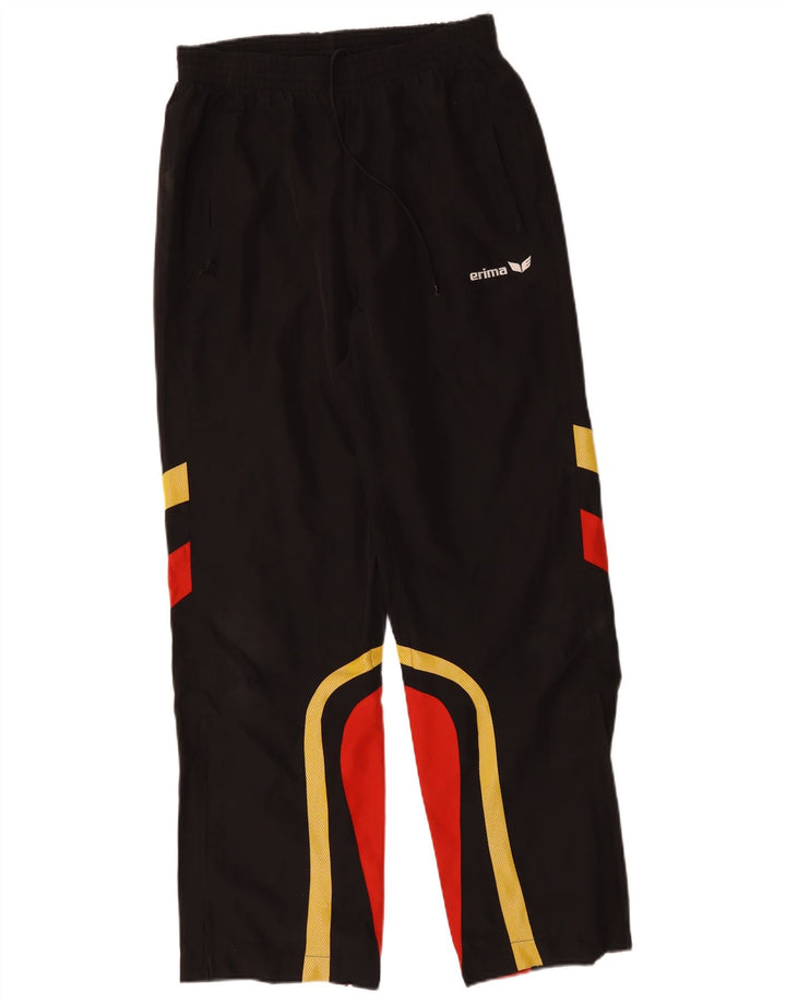 ERIMA Herren-Trainingshose XL, schwarzes Colourblock-Polyester