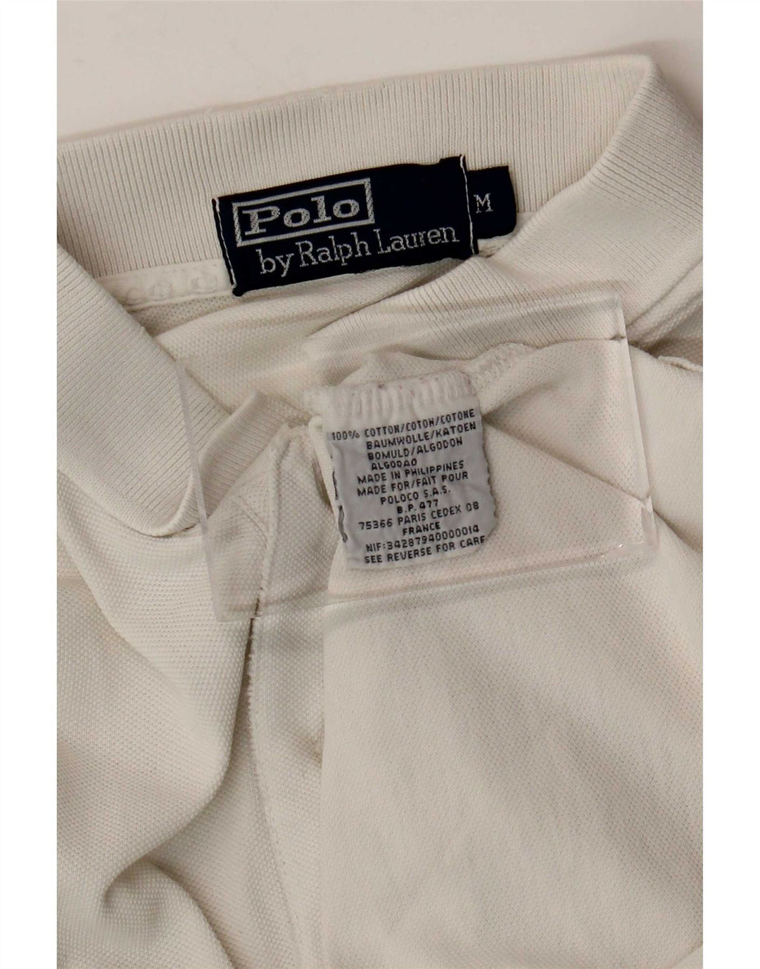 Polo Ralph Lauren Herrenhemd aus mittelweißer Baumwolle