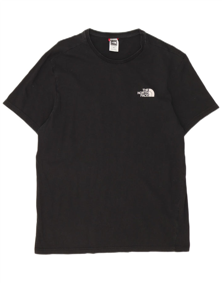 The North Face Herren-T-Shirt-Oberteil aus mittelschwarzer Baumwolle