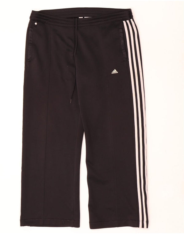 Adidas Damen Clima 365 Trainingshose UK 16 Large Schwarz Polyester