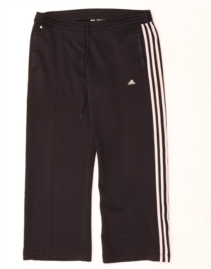 Adidas Damen Clima 365 Trainingshose UK 16 Large Schwarz Polyester