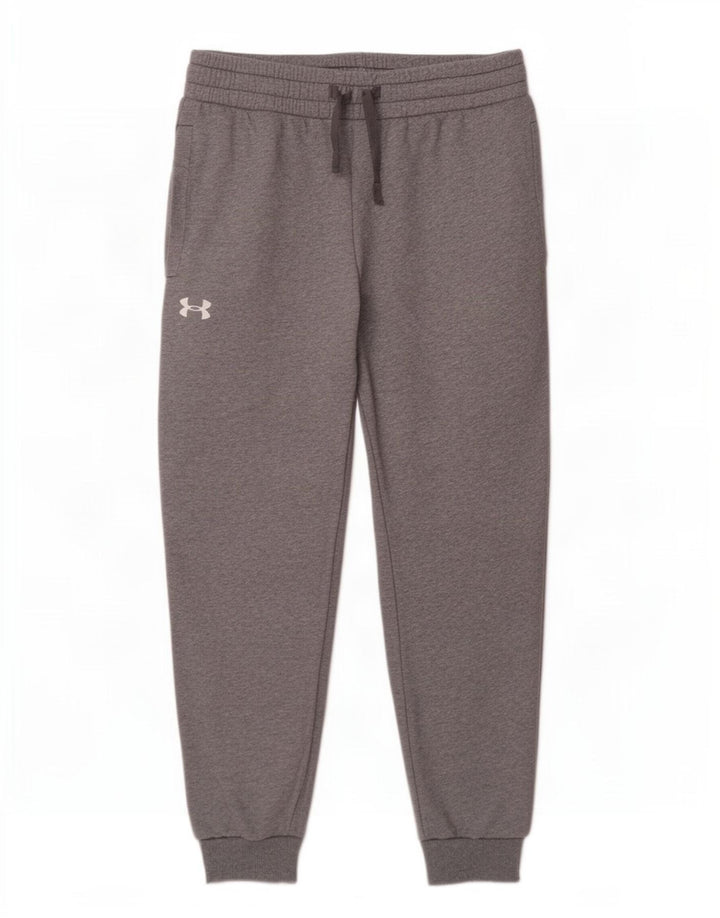 Under Armour Herren-Trainingshose, Jogginghose, mittelgrau gefleckte Baumwolle