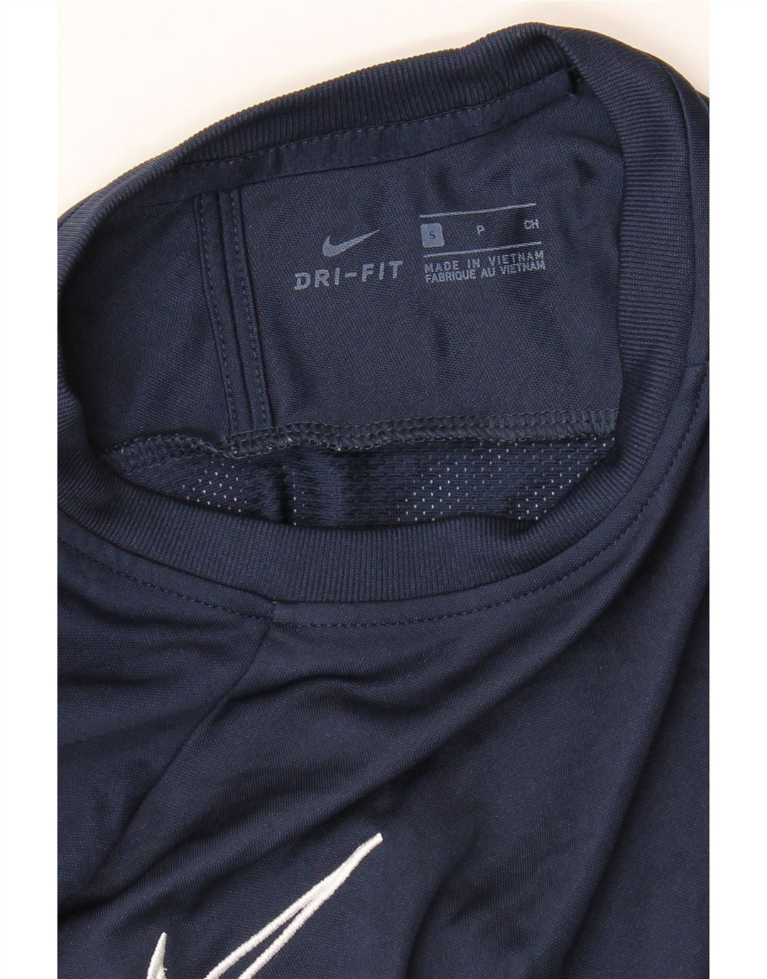 Nike Herren Dri Fit T-Shirt Top Small Marineblau Farbblock