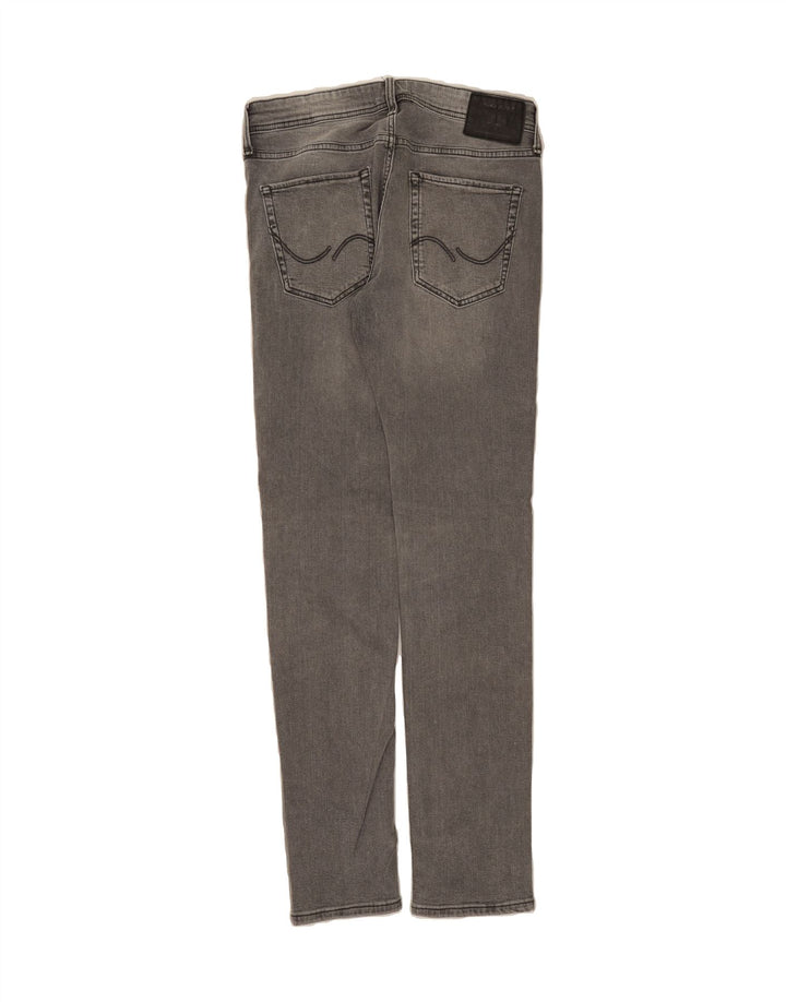 JACK & JONES Womens GLENN Slim Jeans W32 L34  Grey Cotton Vintage Jack & Jones and Second-Hand Jack & Jones from Messina Hembry 