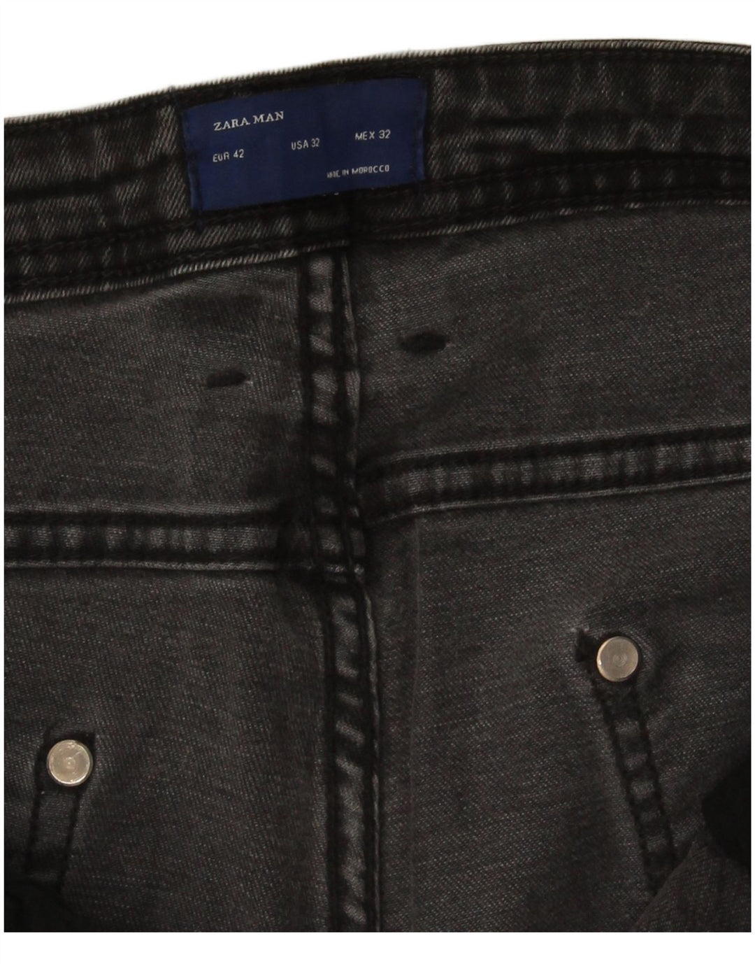 Zara Herren Skinny Jeans EU 42 Large W32 L27 Grau