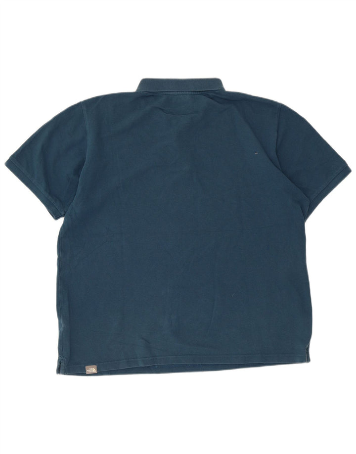 The North Face Herren-Poloshirt, große blaue Baumwolle