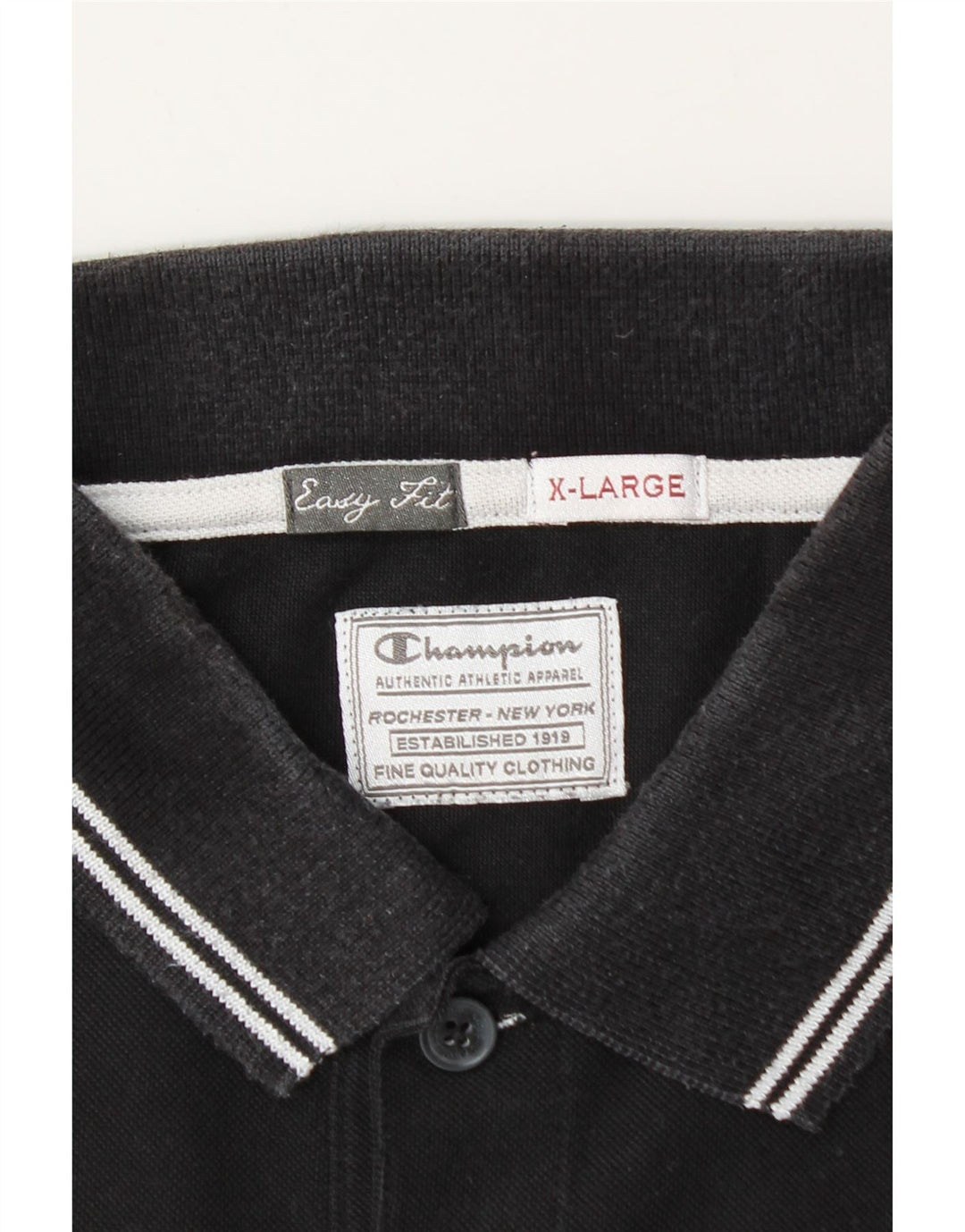 Champion Herren Easy Fit Poloshirt XL Schwarz