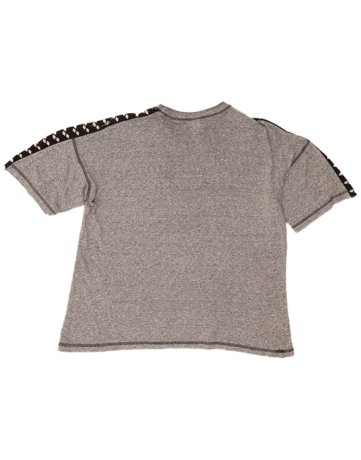 Arena Herren-T-Shirt mit Grafik, groß, Grau, Farbblock