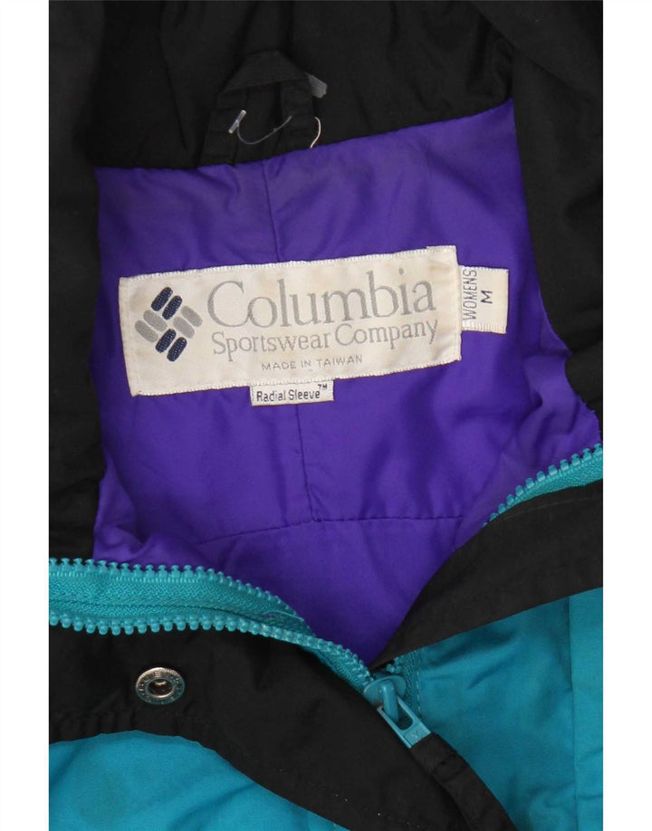 Columbia Damen-Skijacke in Übergröße, UK 14, Mitteltürkis, Farbblock