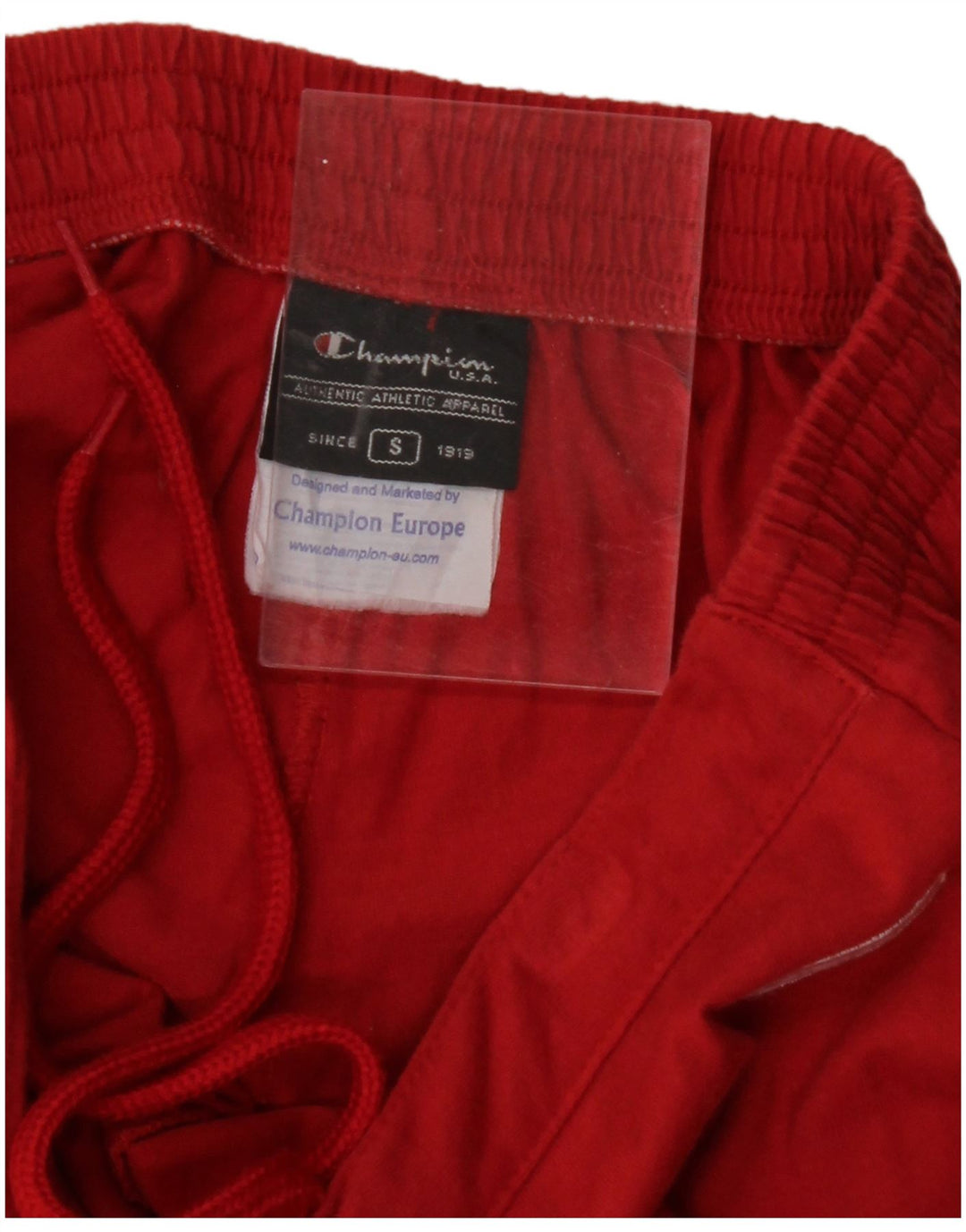 CHAMPION Womens Tracksuit Trousers UK 8 Small  Red Cotton