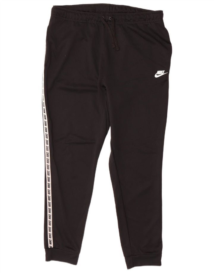 NIKE Herren-Trainingsanzug mit Grafik, Jogginghose, Größe L, Schwarz, Polyester