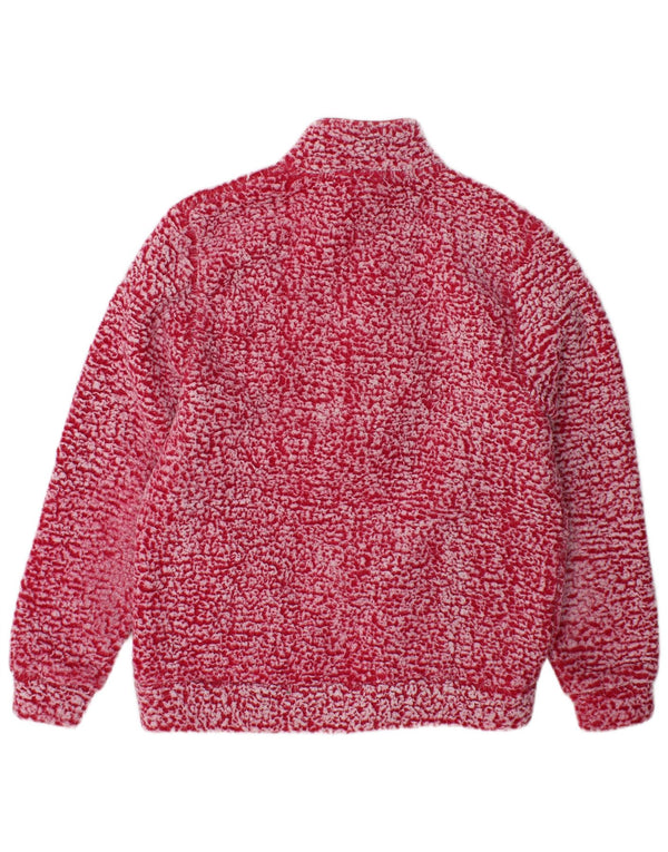 Umbro Damen Fleecejacke UK 18 XL Rot geflecktes Polyester