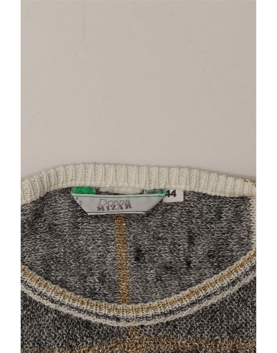 Donna Mizar Damen Pullover mit Fledermausärmeln und U-Boot-Ausschnitt IT 44 Mittelgrau
