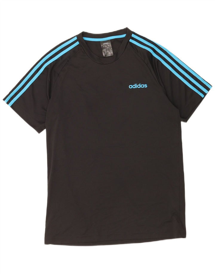 Adidas Herren Climalite T-Shirt Top Medium Schwarz Polyester
