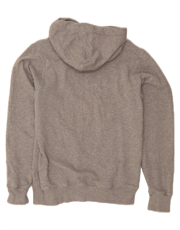 REPLAY Mens Graphic Hoodie Jumper Small Grey Vintage Replay and Second-Hand Replay from Messina Hembry 