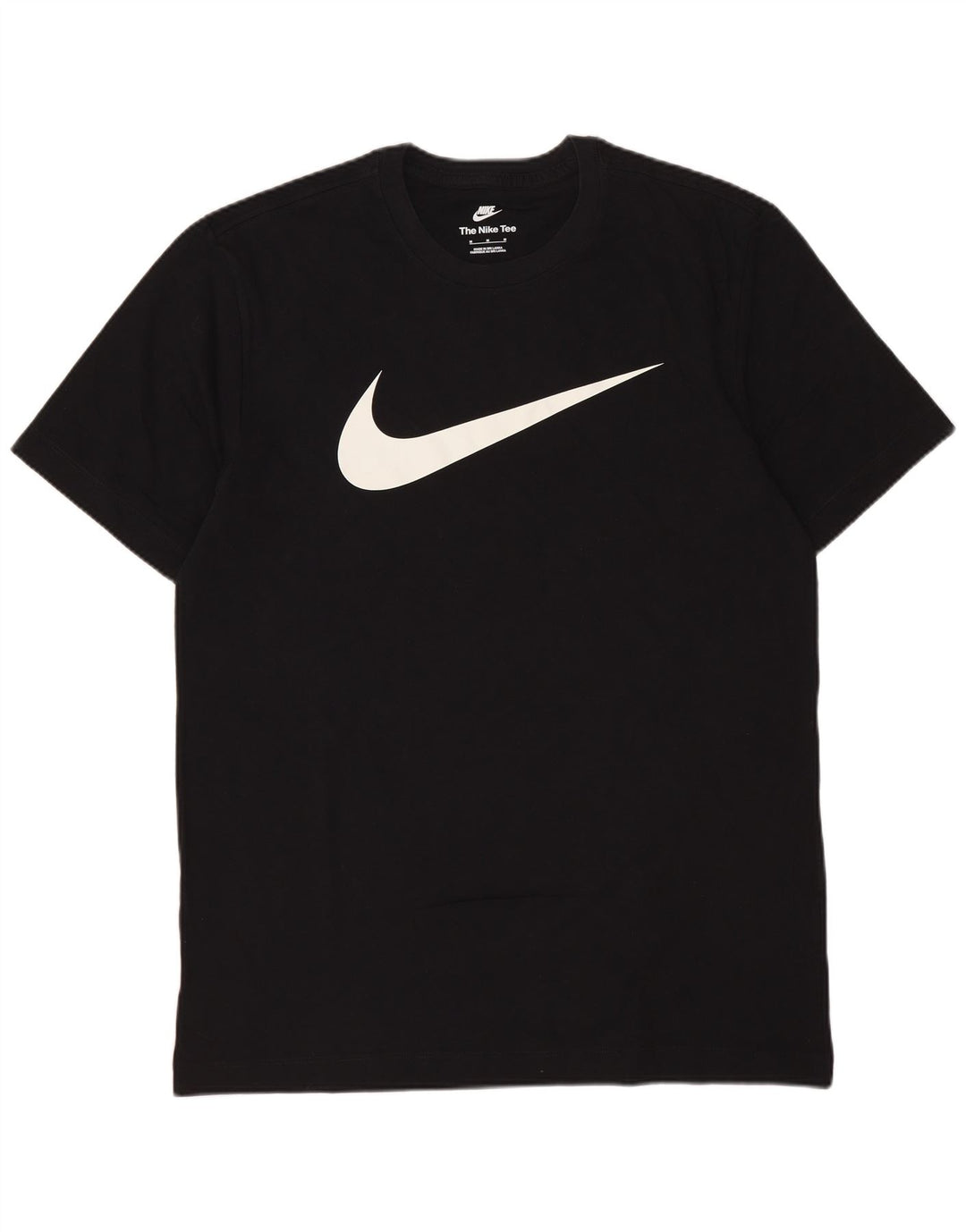 Nike Herren-T-Shirt mit Grafik, mittelgroß, schwarze Baumwolle