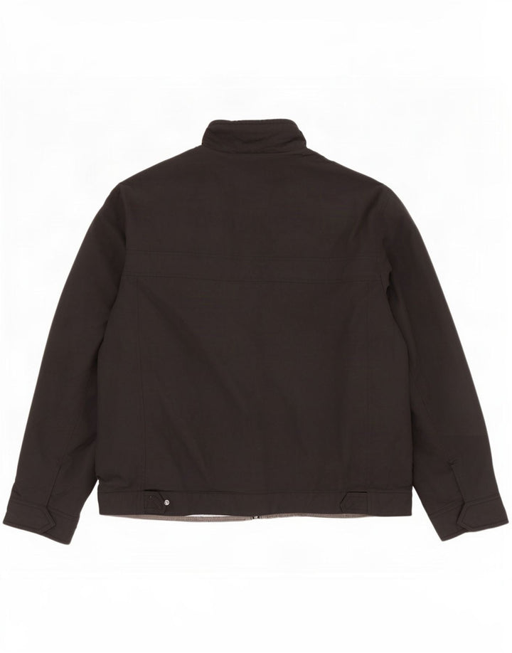 Marks & Spencer Herren Autograph Bomberjacke UK 42 XL Schwarz Polyamid