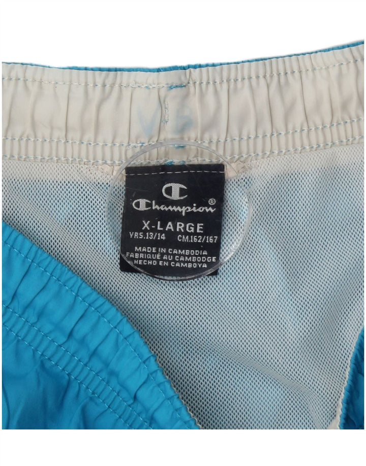 CHAMPION Badeshorts für Jungen, 13–14 Jahre, XL, Blau