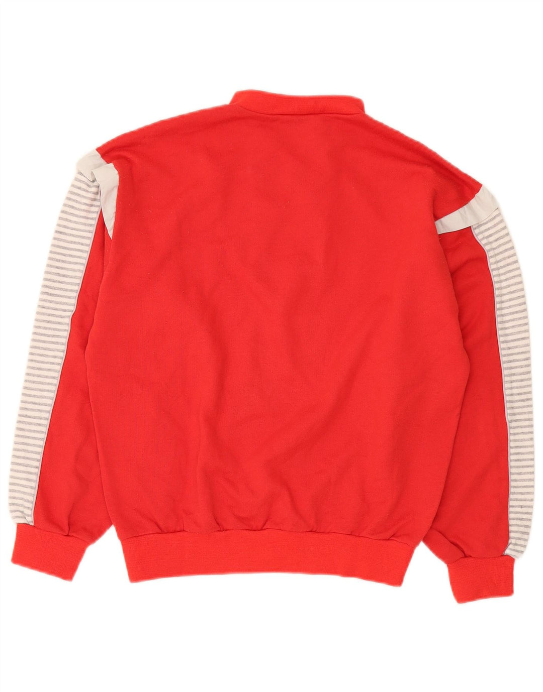Lotto Herren-Pullover mit Knopfkragen, klein, rot, Colourblock-Baumwolle