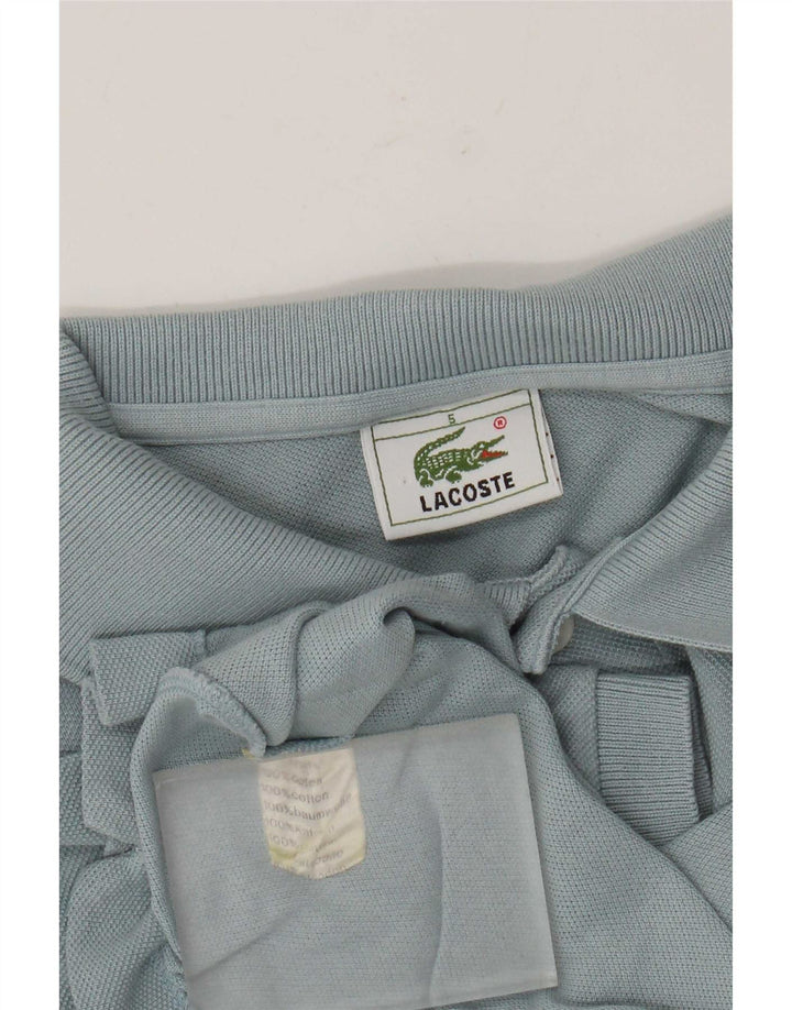 Lacoste Herren-Poloshirt, Größe 5, groß, blaue Baumwolle