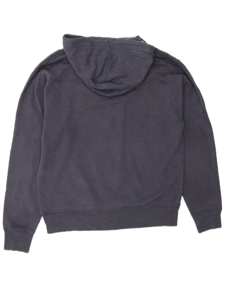 CHAMPION Mens Hoodie Jumper Small Navy Blue Cotton