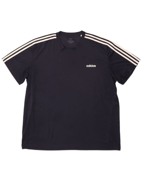 Adidas Herren Aeroready T-Shirt Top 2XL Marineblau