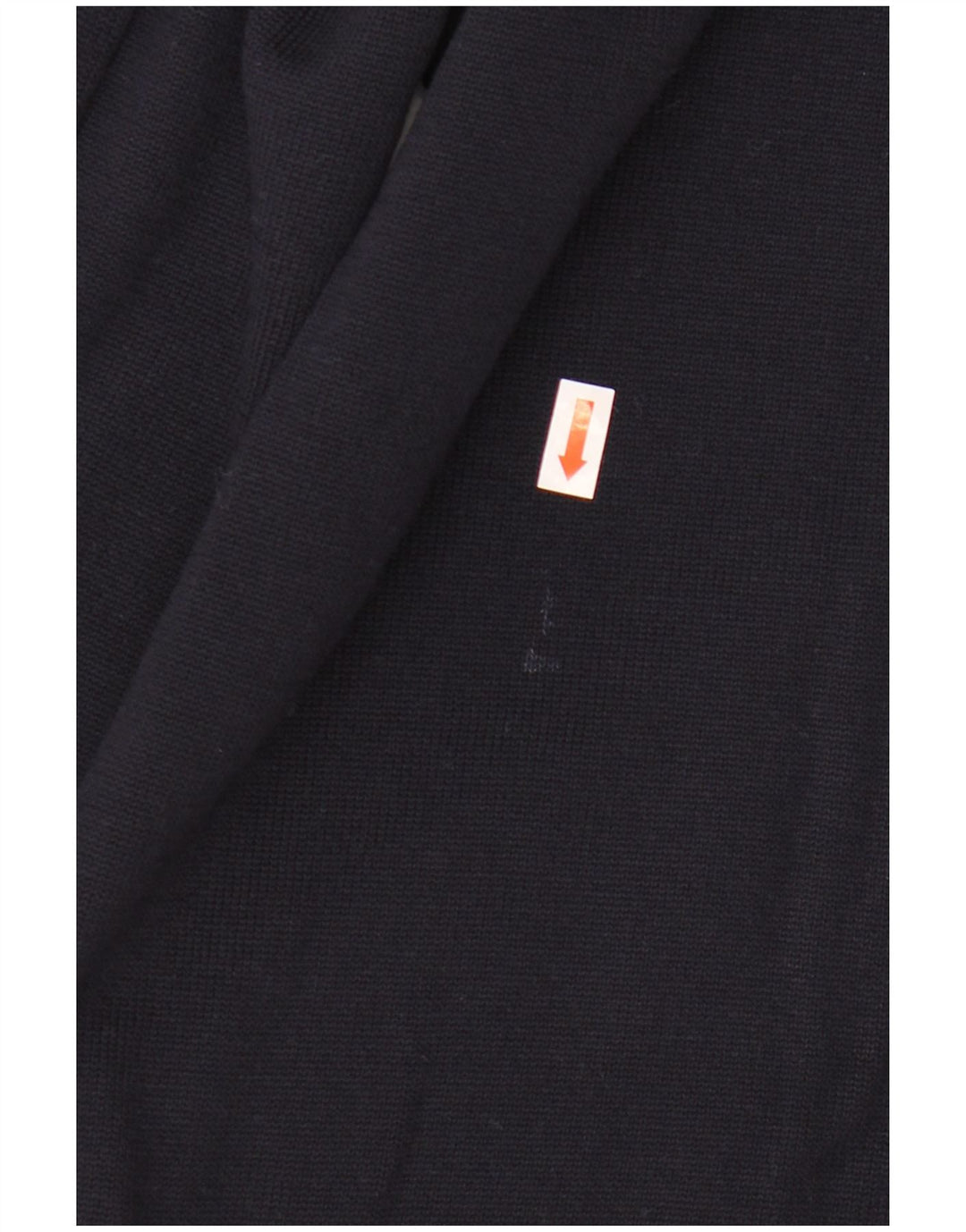 MARZ Herren-Pullover mit V-Ausschnitt, IT 52, große marineblaue Wolle