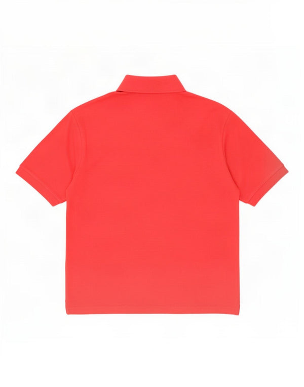 Nike Herren-Poloshirt UK 37/38 XL, rote Baumwolle