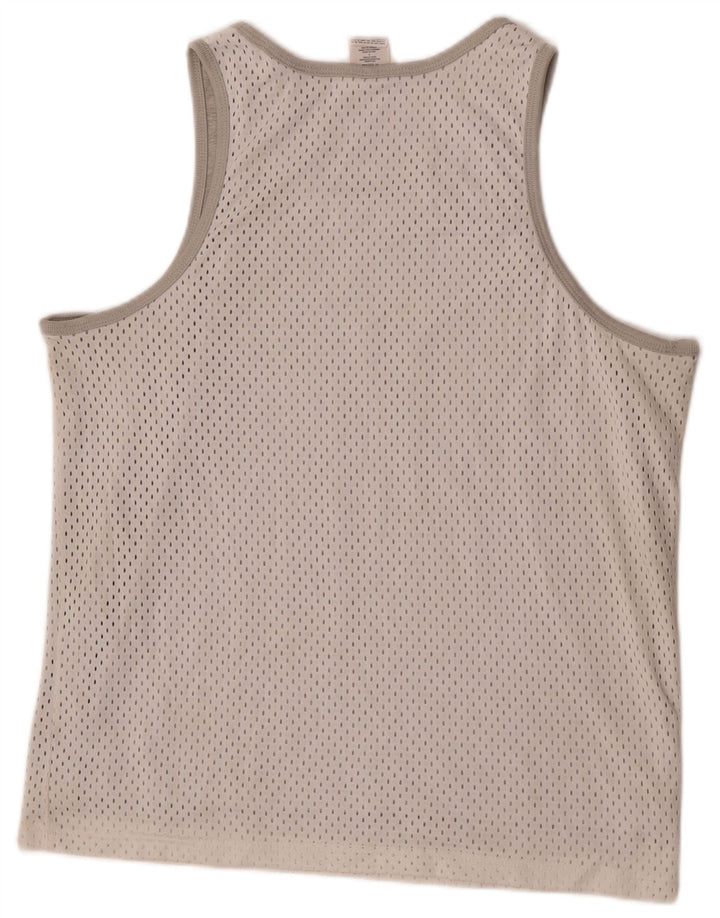 Champion Herren-Top mit Grafik, groß, aus weißem Polyester
