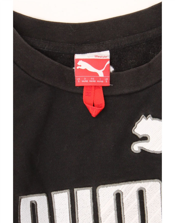 PUMA Herren Graphic Sweatshirt Pullover Small Schwarz