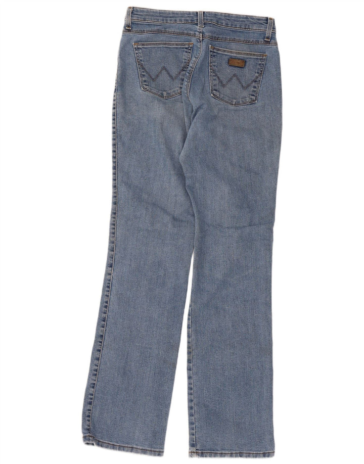 Wrangler Damen Regular Bootcut Jeans W30 L32 Blaue Baumwolle