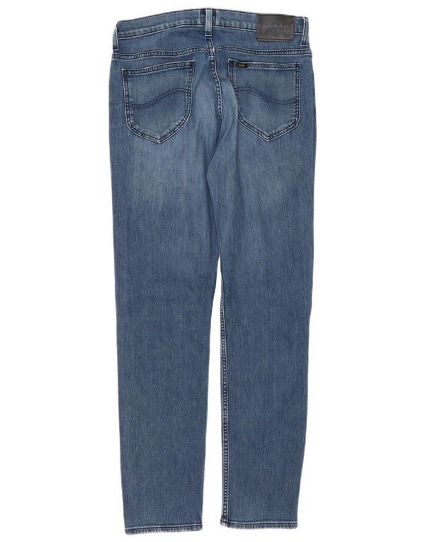 Lee Herren Rider Slim Jeans W32 L32 Blaue Baumwolle