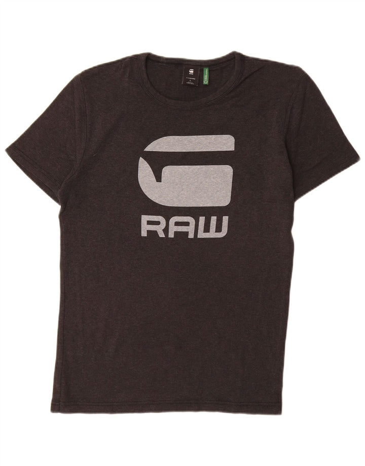 G-Star Herren T-Shirt mit Grafik, Größe L, Grau