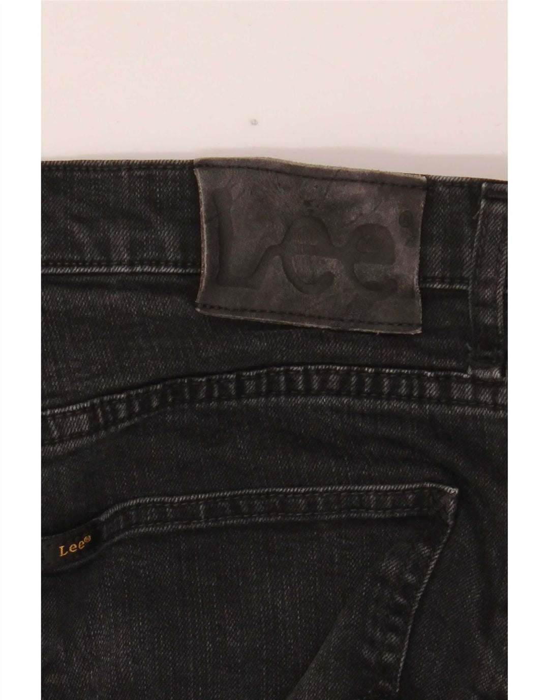 Lee Herren Straight Jeans W30 L27 Schwarz