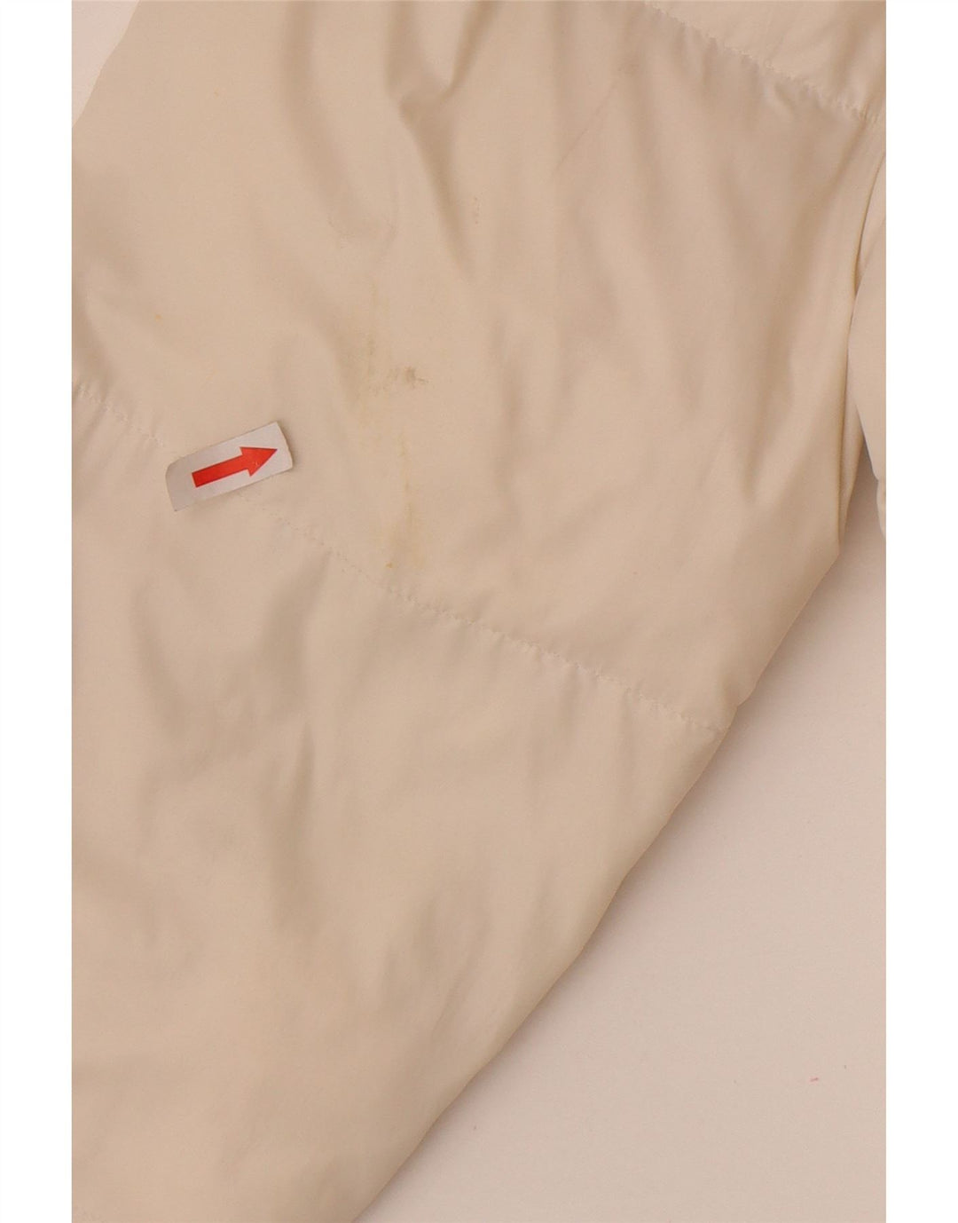 Nike Damen-Jacke mit Kapuze, gepolstert, UK 16/18, Größe L, gebrochenes weißes Nylon