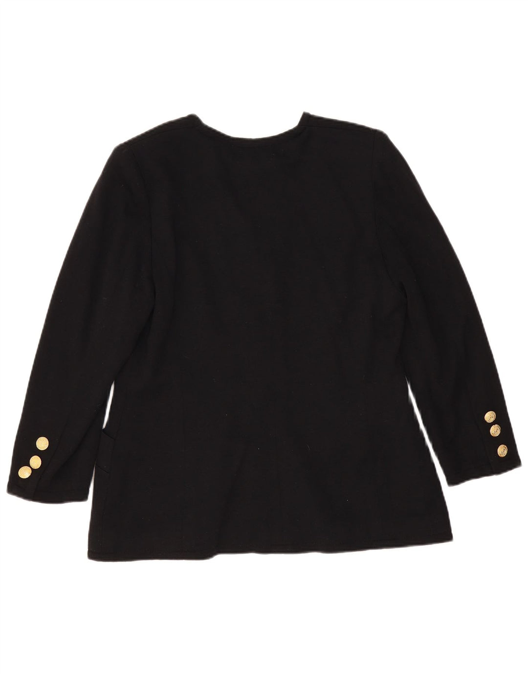 Luisa Spagnoli Damen 5-Knopf-Blazerjacke UK 12 Mittelschwarz