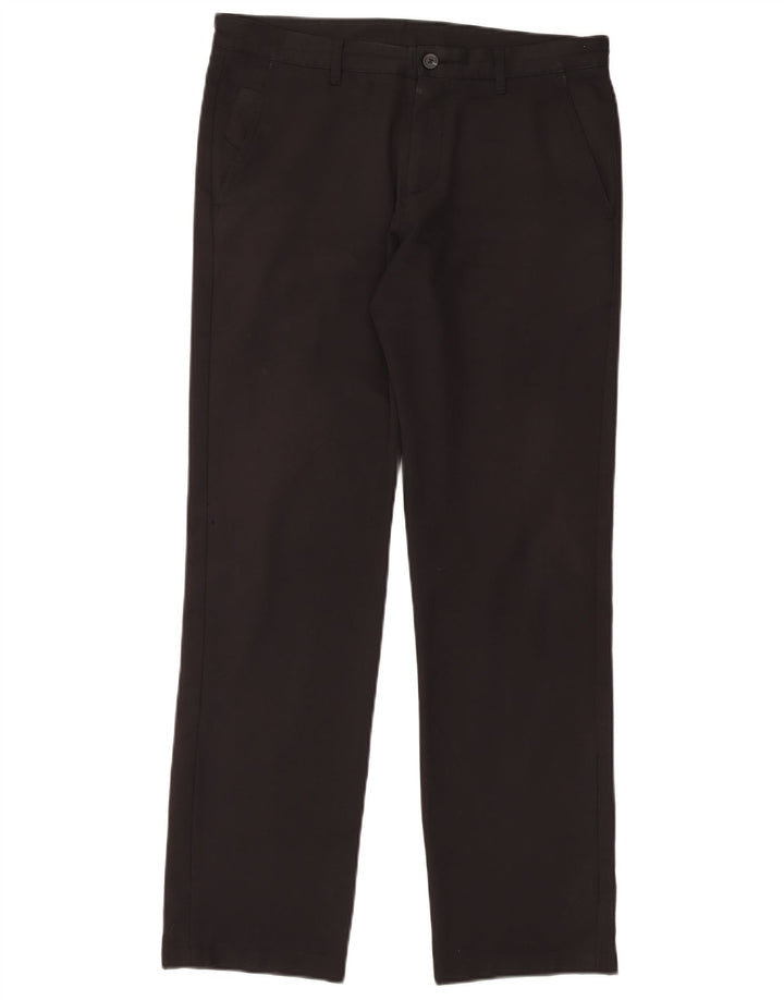 Hugo Boss Herren Slim Fit Chinohose IT 48 Medium W34 L32 Schwarz Polyester