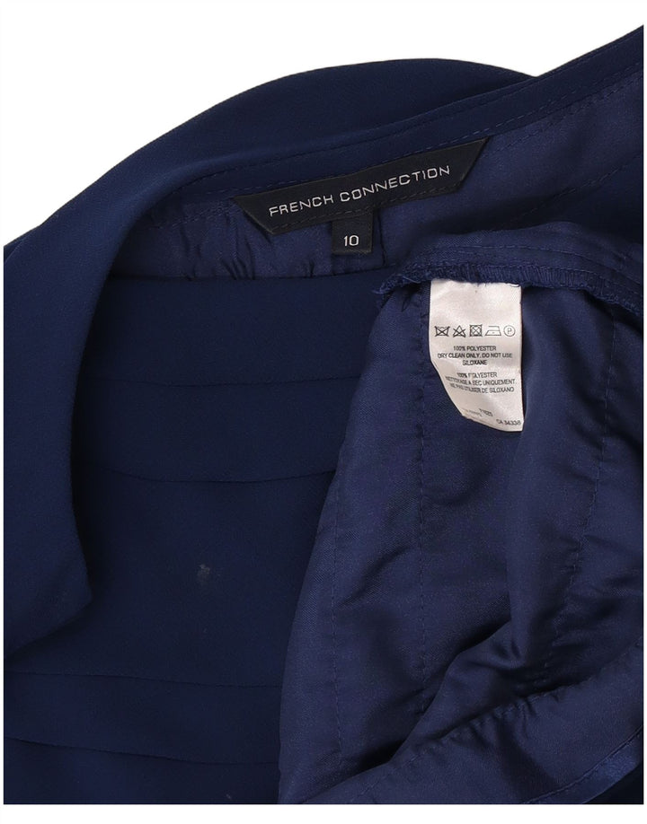 French Connection Damen-Etuikleid, Größe S, Blau, Polyester