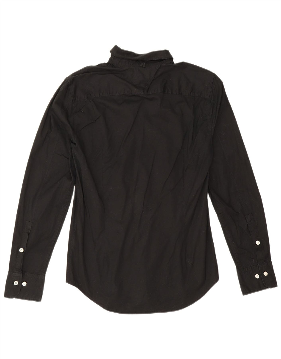 Tommy Hilfiger Herrenhemd Mittelschwarze Baumwolle