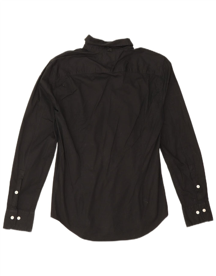 Tommy Hilfiger Herrenhemd Mittelschwarze Baumwolle