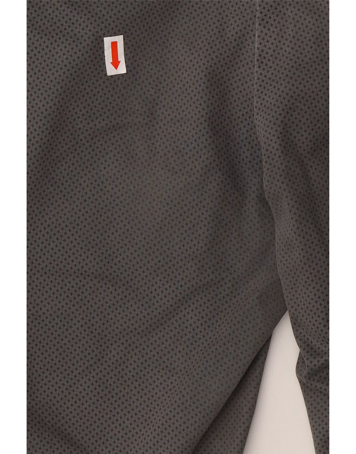 BENETTON Slim Chino-Hose für Damen, UK 12, M, W32, L28, Grau gepunktet