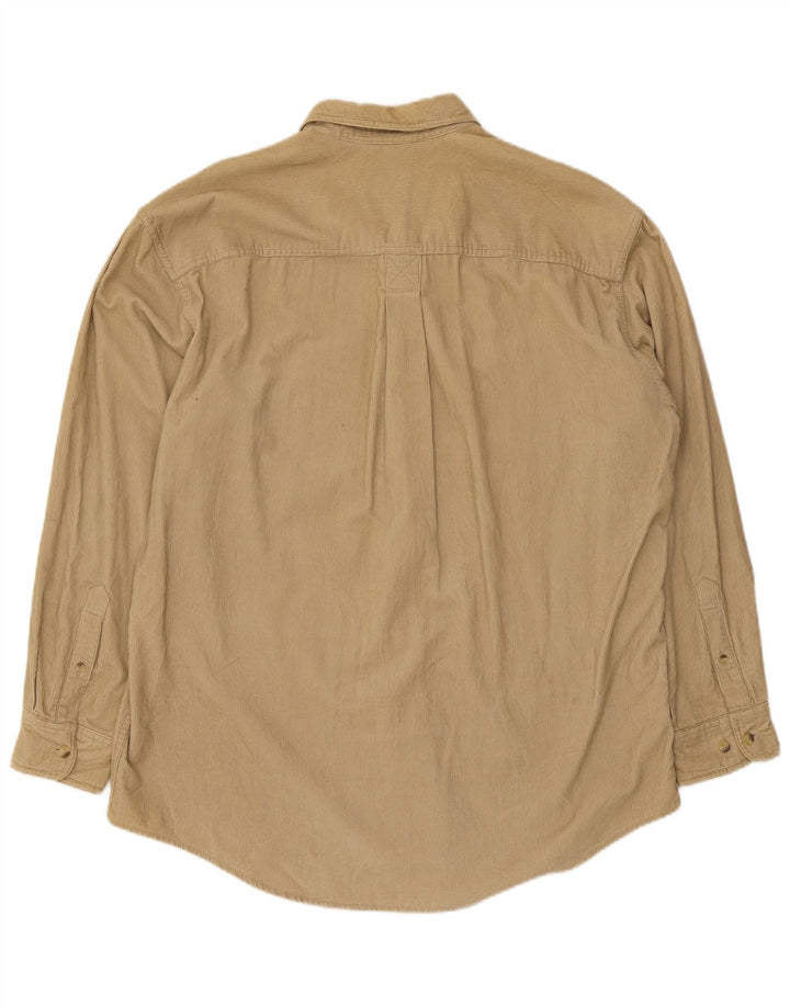 Timberland Herren Cordhemd Mittelbeige Baumwolle