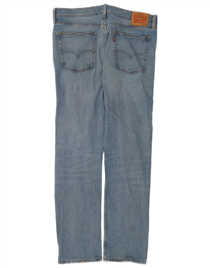 Levi's Herren 516 Straight Jeans W36 L34 Blaue Baumwolle