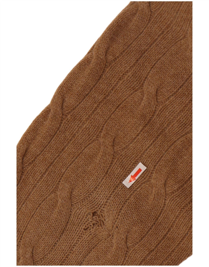 Benetton Herren Rollkragenpullover Pullover 2XL Braun