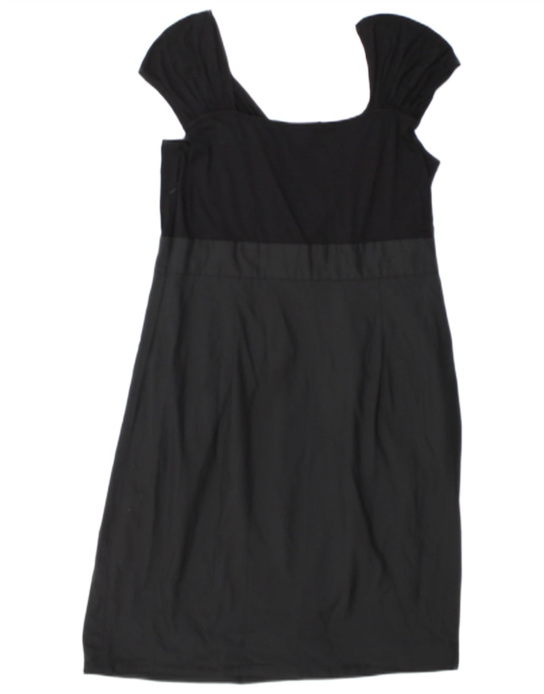Dkny Damen Etuikleid US 14 XL Schwarze Colourblock-Viskose
