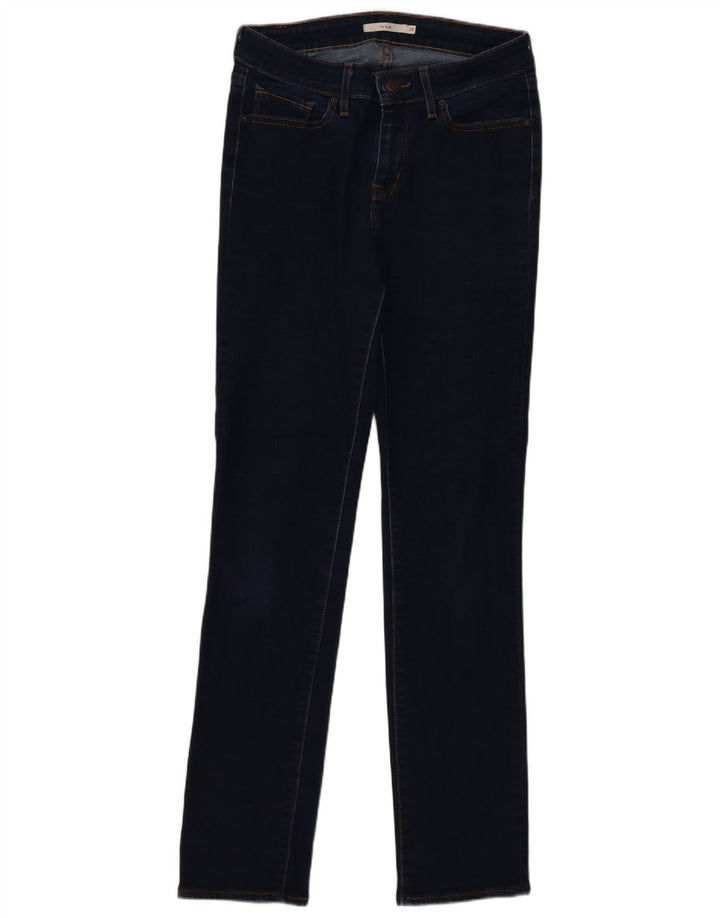 LEVI'S Damen 712 Slim Jeans W29 L31 Marineblaue Baumwolle