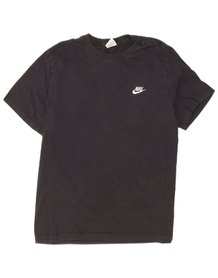 Nike Herren T-Shirt Top Large Schwarz Baumwolle