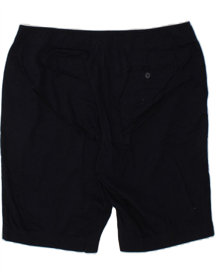 CHAPS Womens Chino Shorts US 18 2XL W40 Navy Blue Cotton Vintage Chaps and Second-Hand Chaps from Messina Hembry 