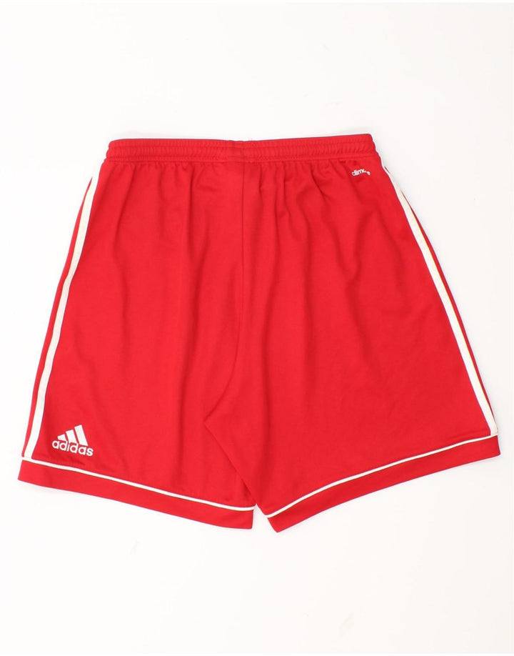 Adidas Herren Climalite Sport Shorts Mittelrotes Polyester