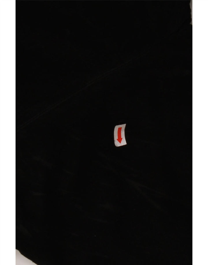 VINTAGE Damen Wildlederjacke UK 14 Large Schwarz